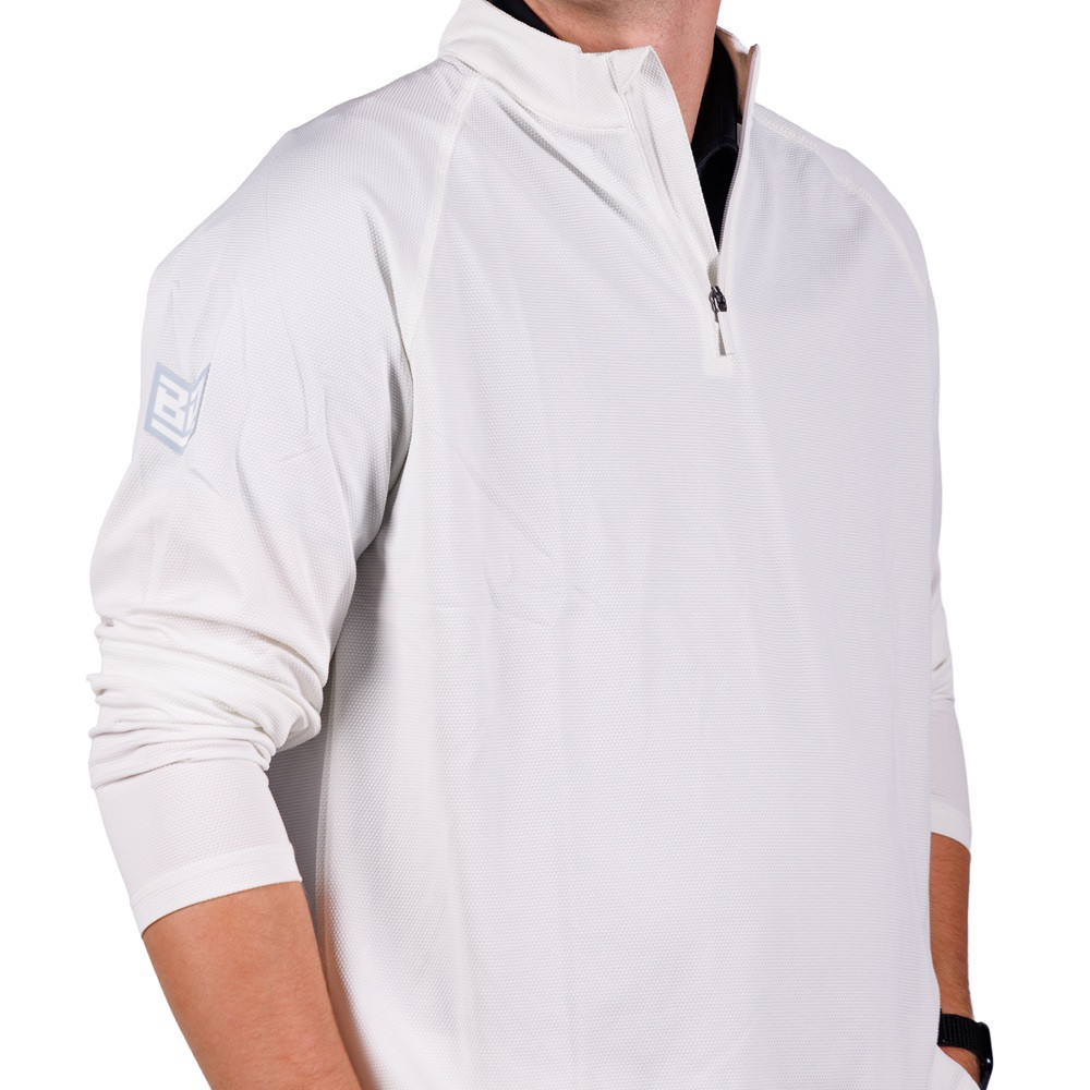 Reebok Thermal Jacquard 1/4 Zip Pullover - Maple Hill Golf